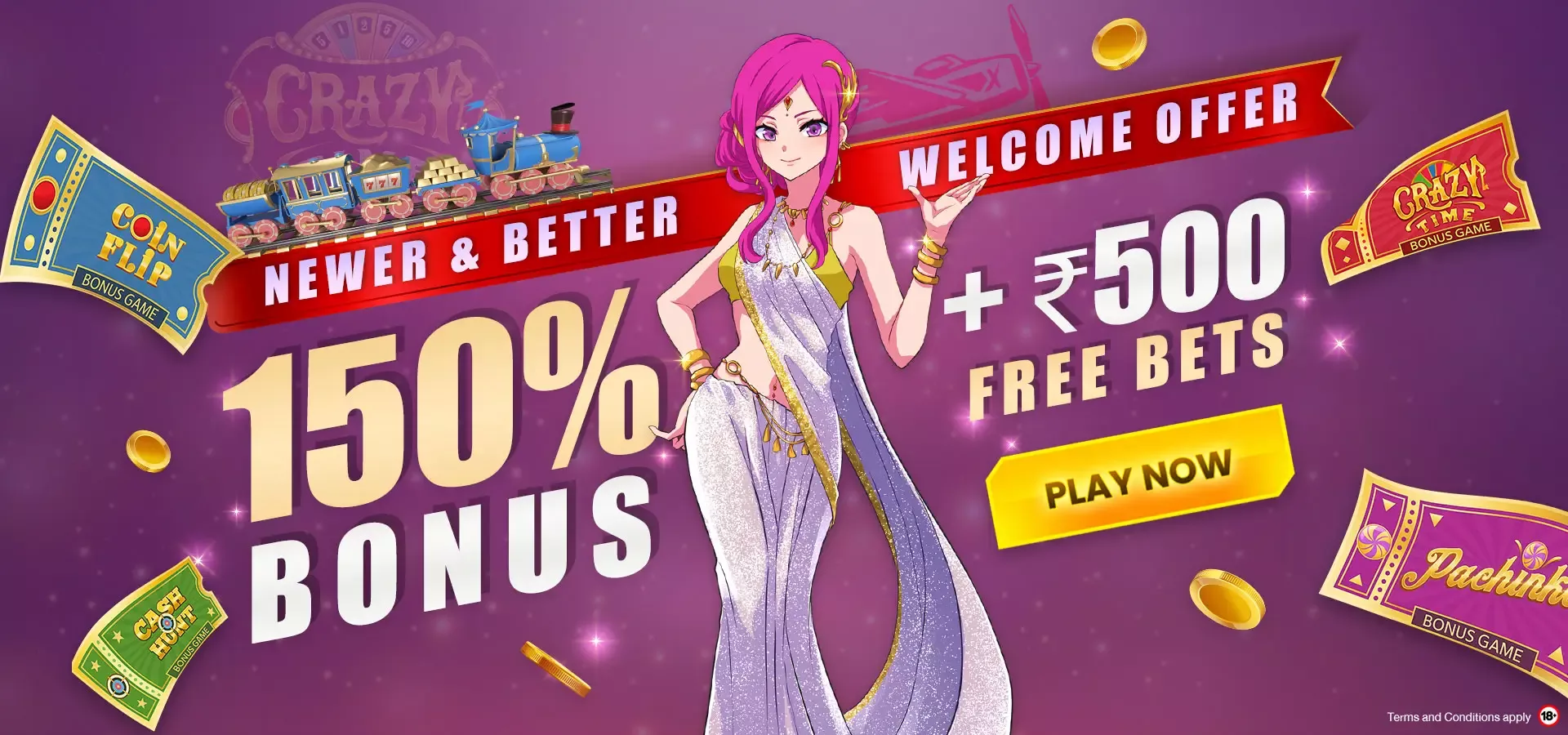 Join LuckyNiki to get welcome bonus